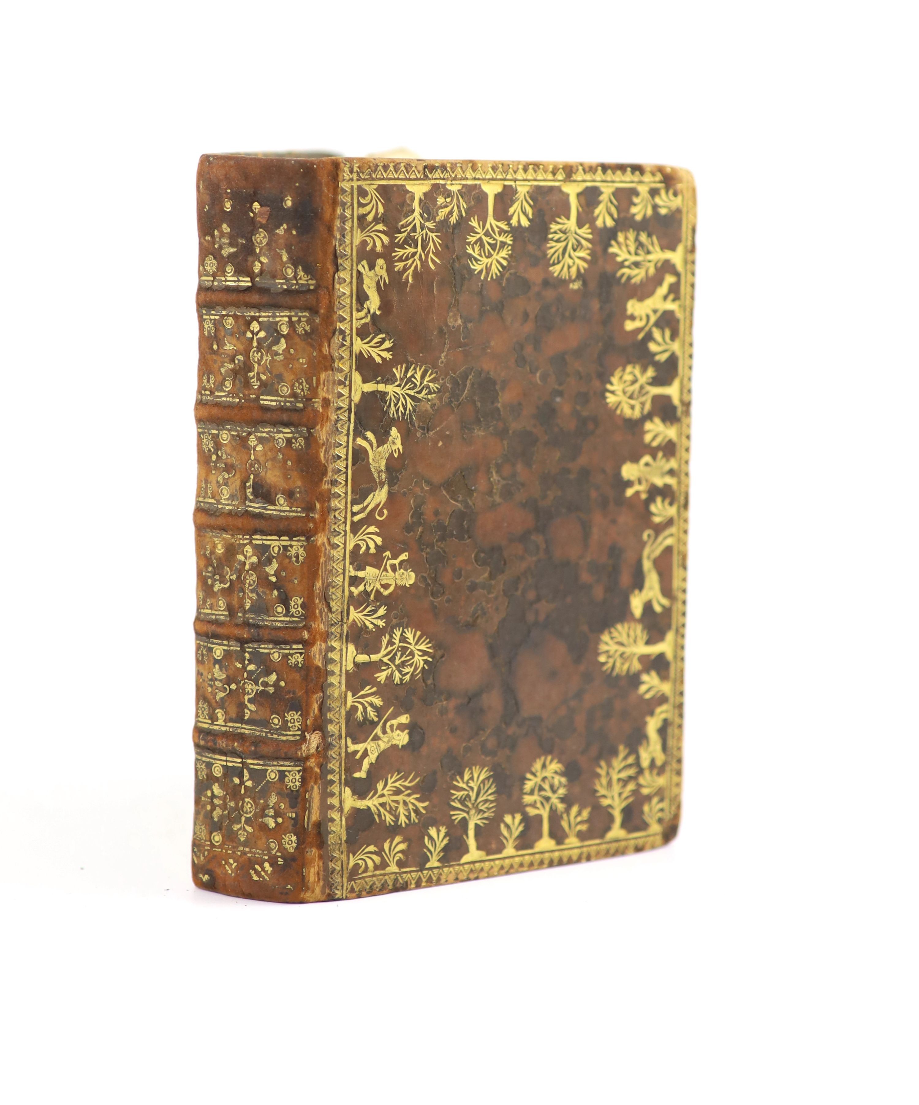 Fine early 18th century Dutch decorative binding - Circellaeus, Stephanus - Greek Testament: H Kainh Diaohkh Novum Testamentum Post Priores